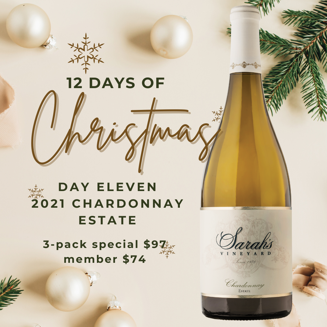 12 Days- Day 11 2021 Estate Chardonnay 3-pk