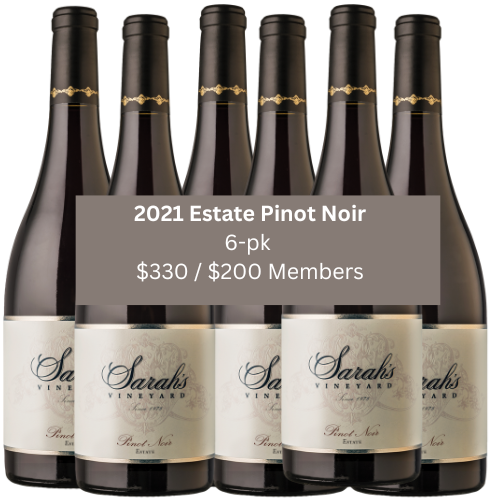 Member Week: 2021 Pinot Noir Estate 6-pack Special