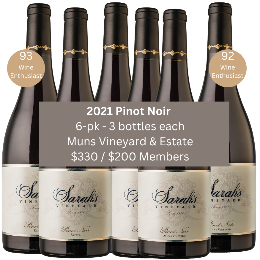 Member Week: 2021 Pinot Noir 6-pack Special