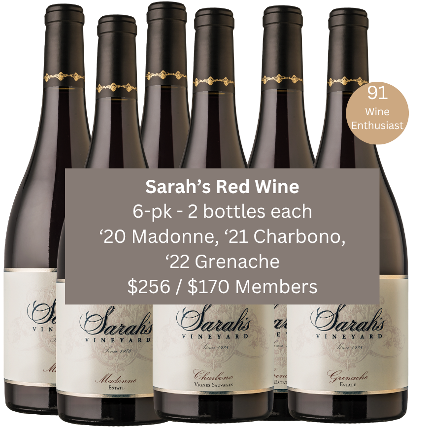 Member Week:Sarah's Red Wine 6-pk