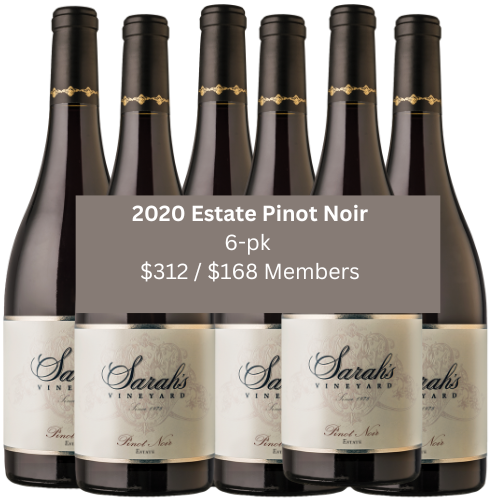 2020 Estate Pinot Noir Member Week 6-pk
