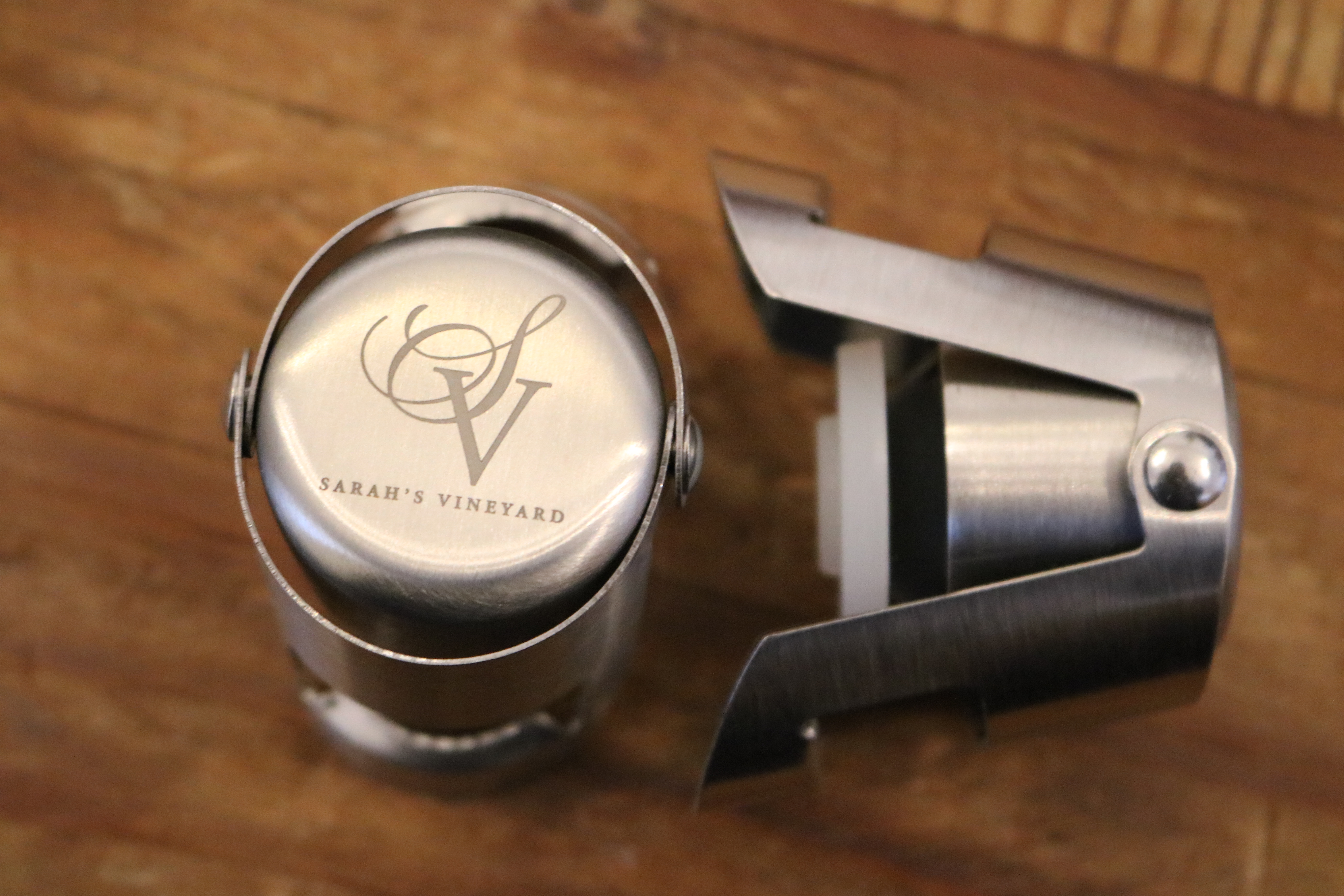 SV Logo Champagne Stopper Photo