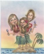 Island Girls, sweet red wine Photo