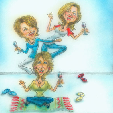 Twisted Sisters, sweet red wine Photo