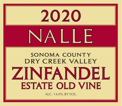2020 Estate Old Vine Zinfandel 