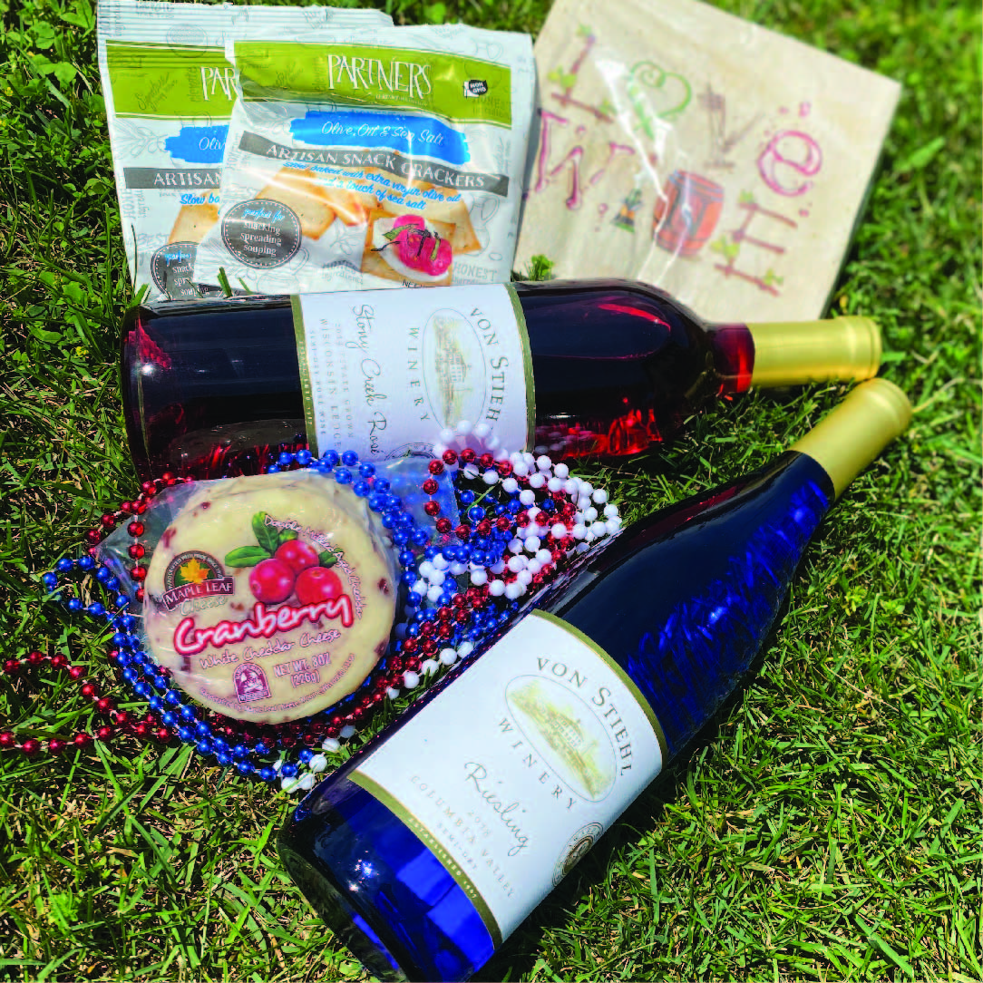 Red, White, and Blue Wine & Cheese