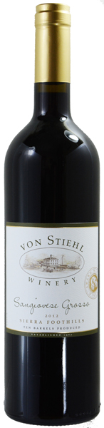 2012 Sierra Foothills Sangiovese Grosso Product Photo