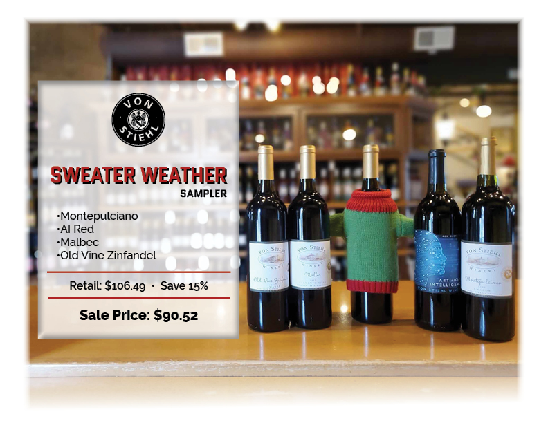 Sweater Weather Reds Sampler