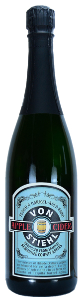Tequila Barrel-Aged Hard Cider Product Photo