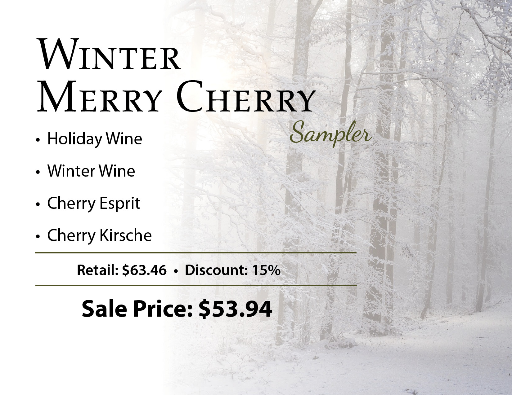 Winter Merry Cherry Sampler