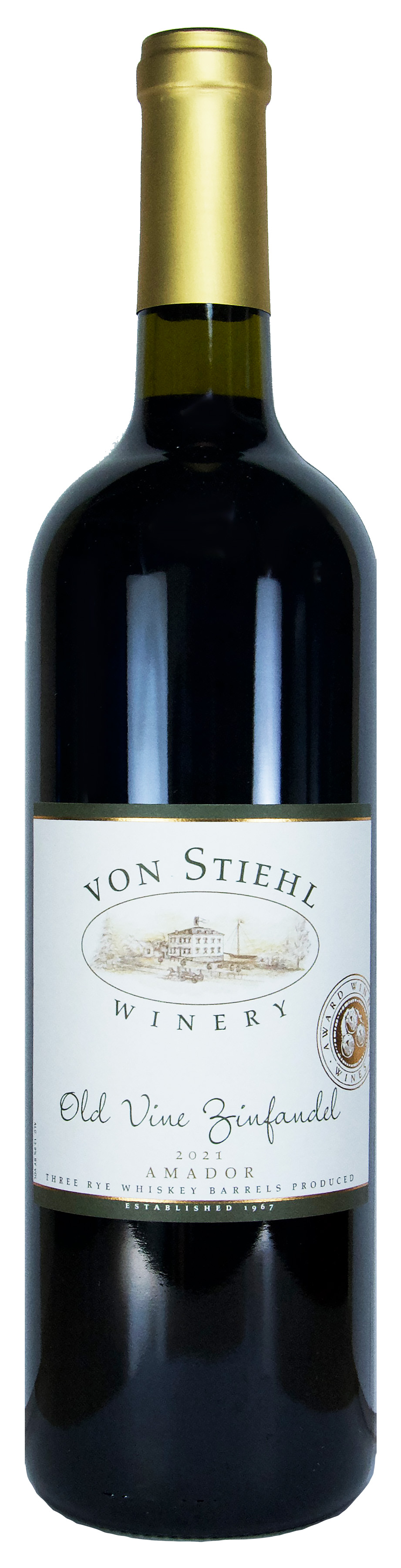 2021 Amador Old Vine Zinfandel - Rye Barrel-Aged Photo