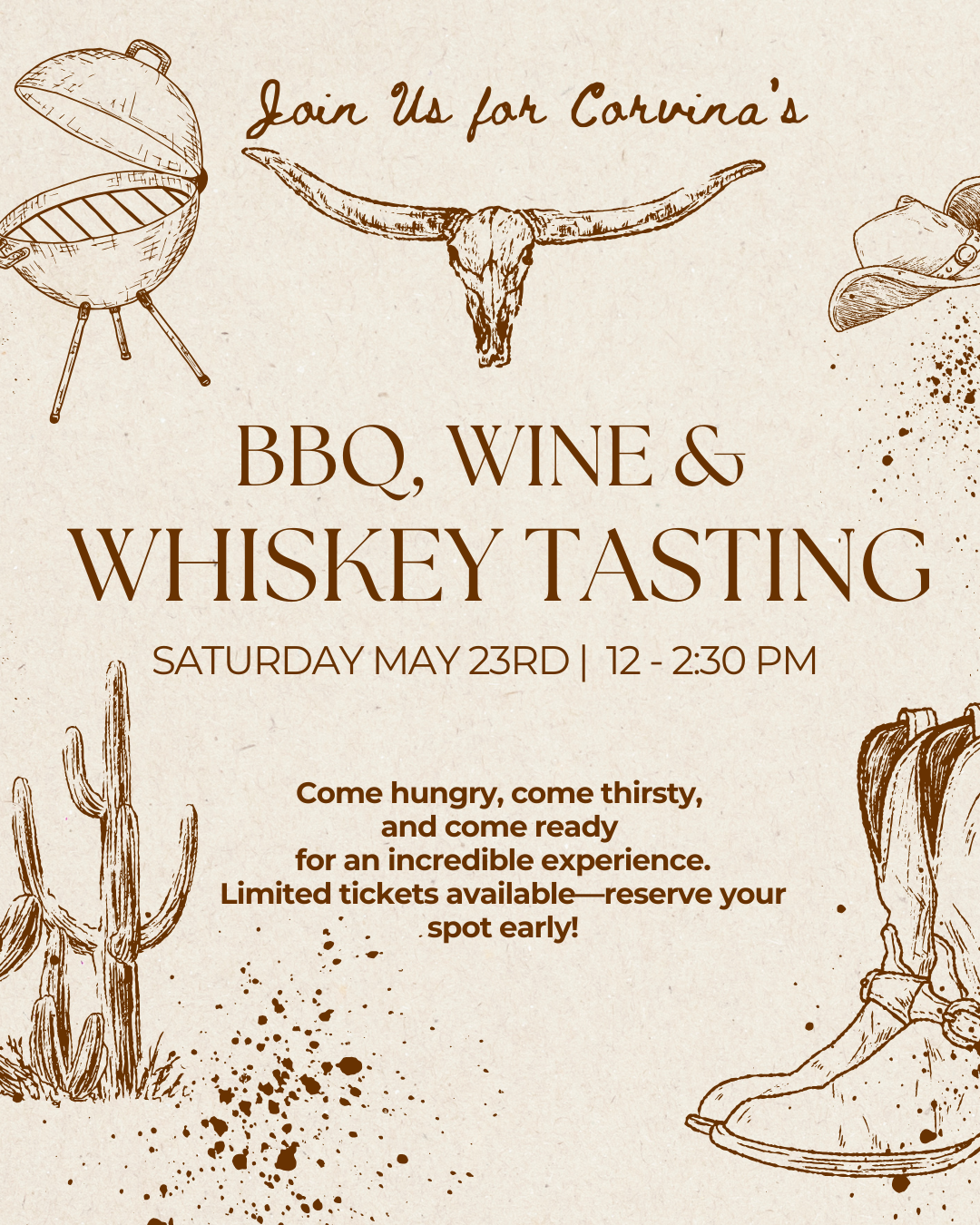 BBQ Wine Whiskey Tasting Photo