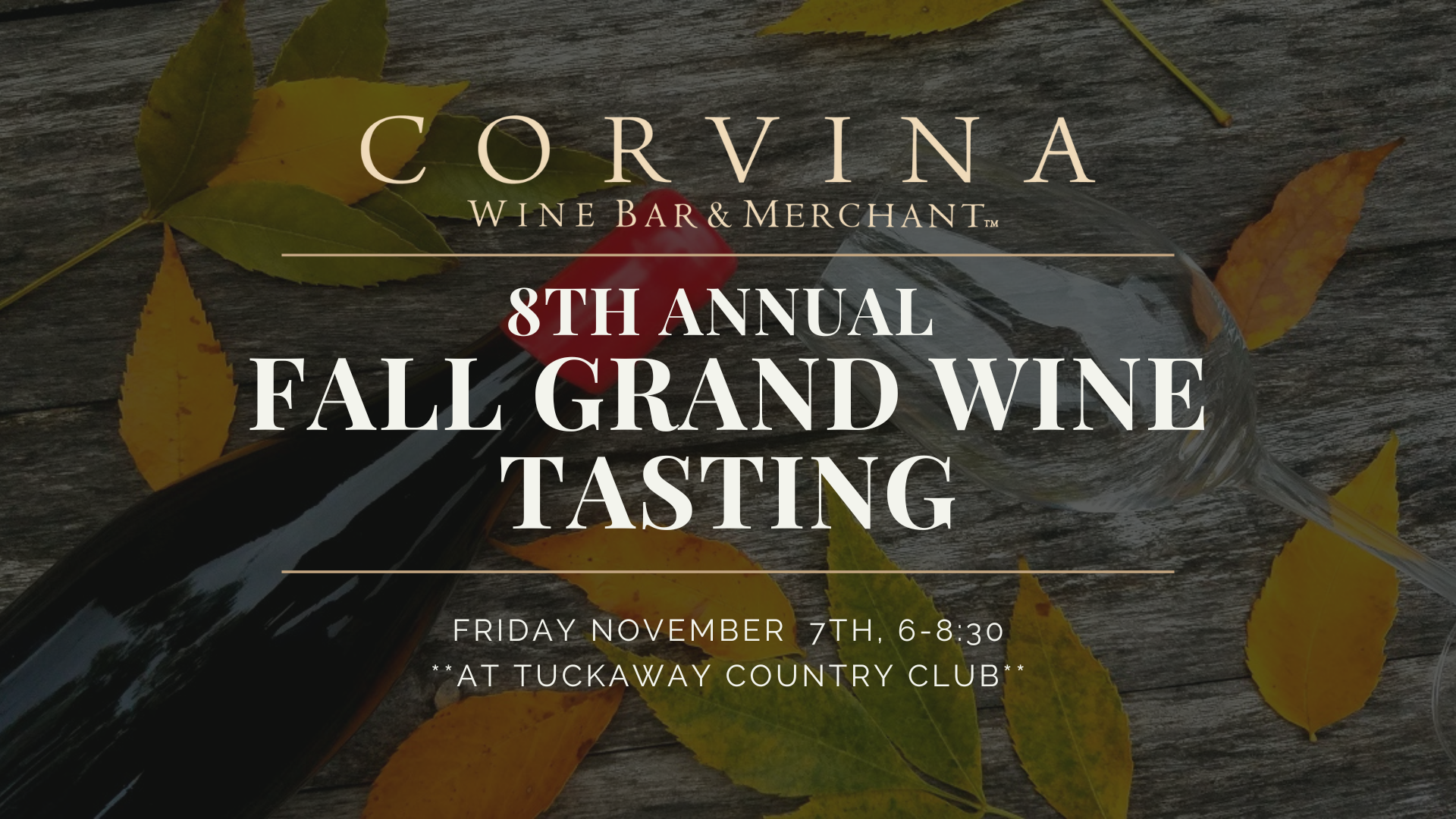Annual Fall Grand Tasting - Members