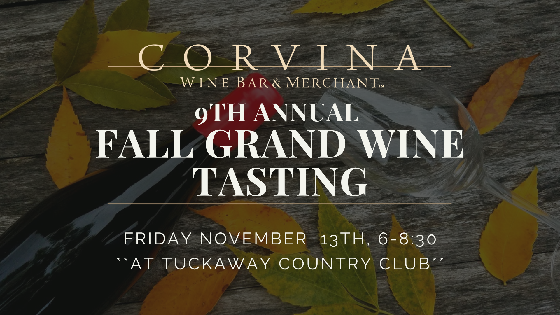 Annual Fall Grand Wine Tasting