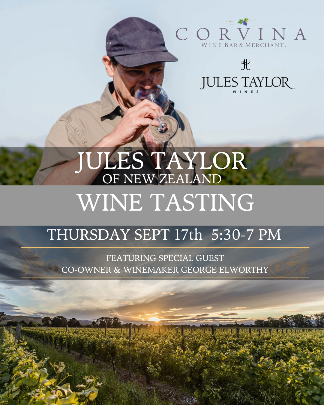 Jules Taylor Tasting Photo