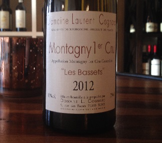 Domaine Laurent Cognard Montagny 1er Cru