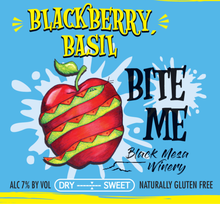 Blackberry Basil Hard Cider