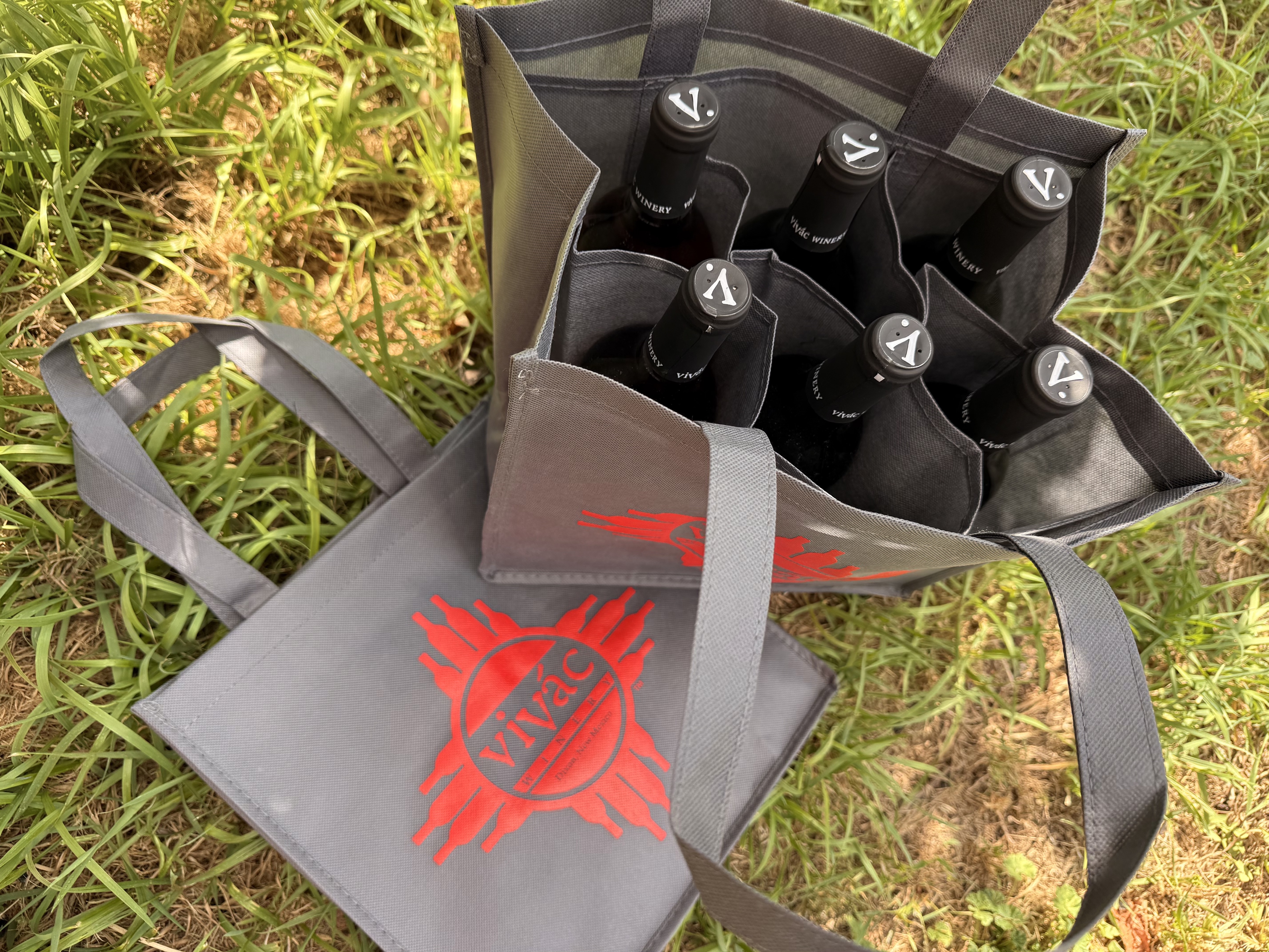 6 Bottle Logo Wine Tote Photo