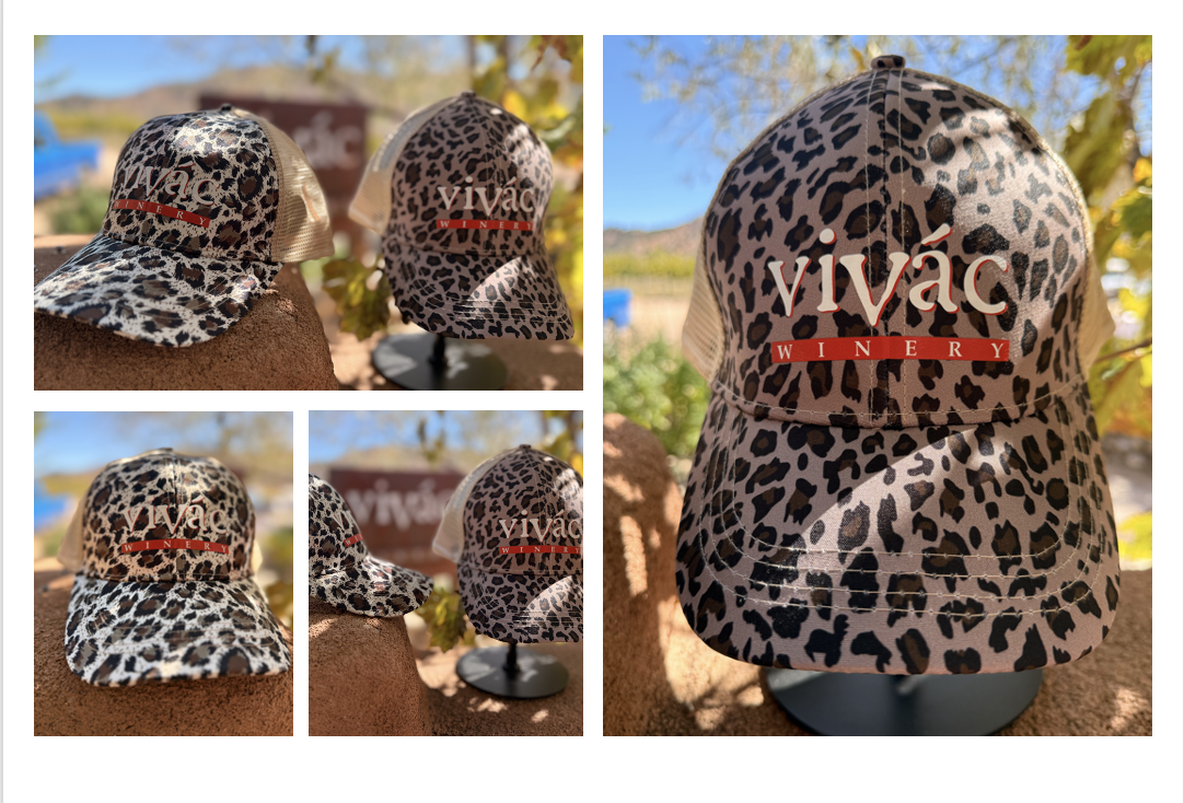 Leopard Mesh Baseball Logo Hat Photo